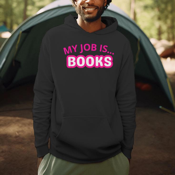 My Job Is Books Men Hoodie