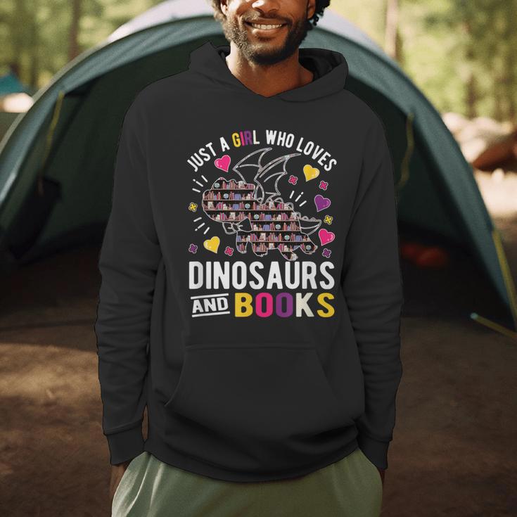 Just A Girl Who Loves Dinosaurs And Books Men Hoodie Just A Girl Who Loves Dinosaurs And Books Men Hoodie