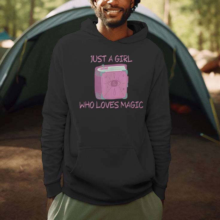 Just a Girl Who Loves Magic Spells Book Men Hoodie