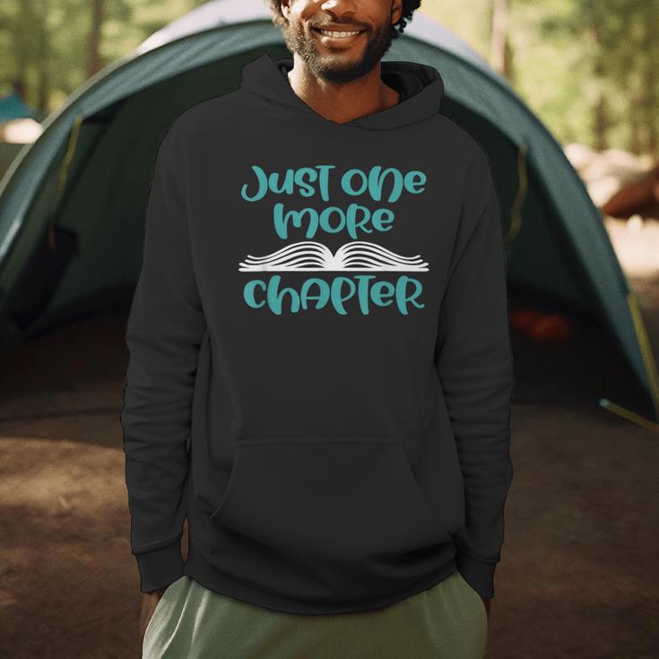 Just One More Chapter Book Lover Saying Men Hoodie Just One More Chapter Book Lover Saying Men Hoodie