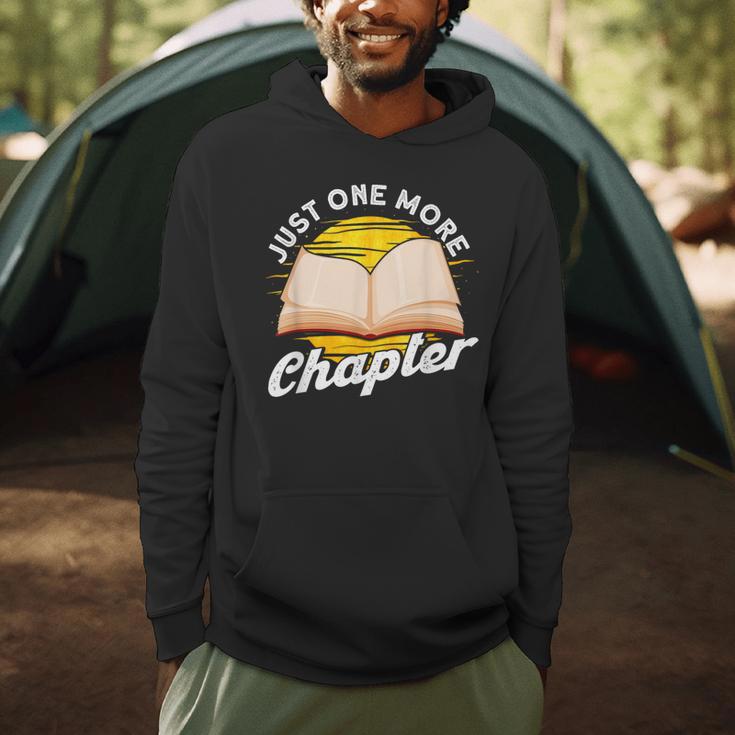 Just One More Chapter Book Reading Bookworm Men Hoodie Just One More Chapter Book Reading Bookworm Men Hoodie