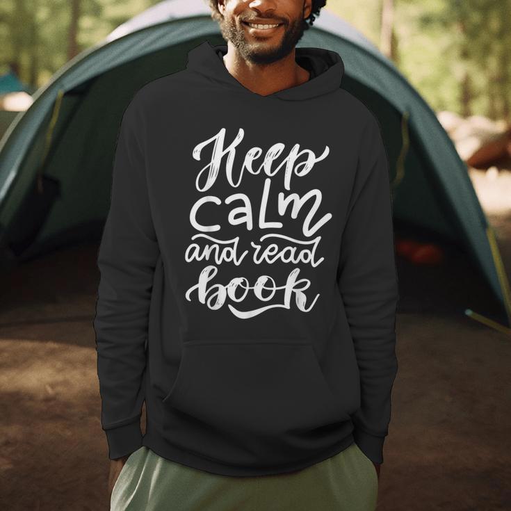 Keep Calm And Read Book Men Hoodie
