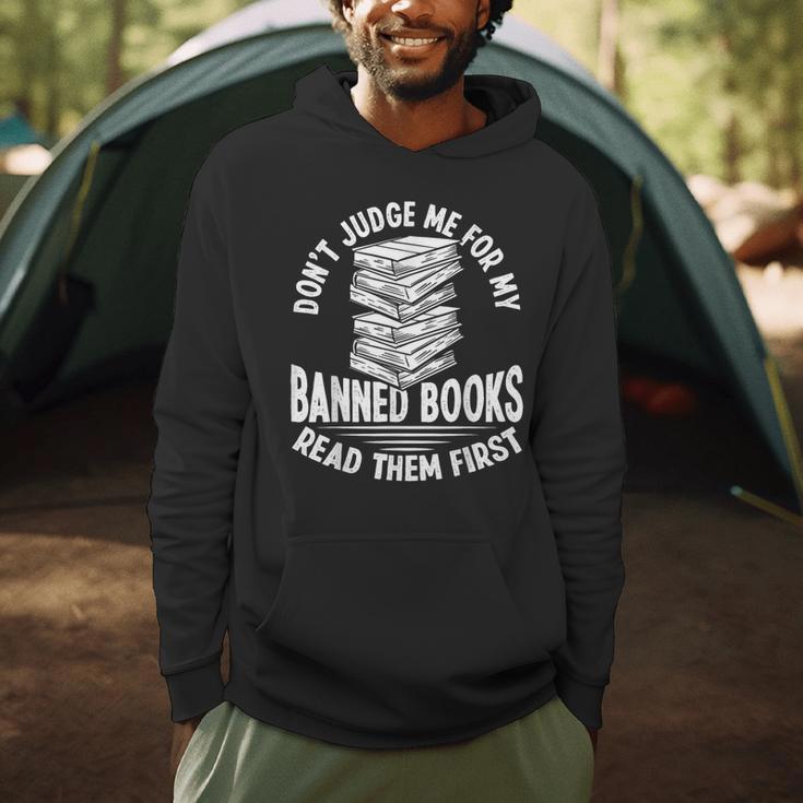 Librarian Banned Book List Banned Book Set Book Lover Men Hoodie