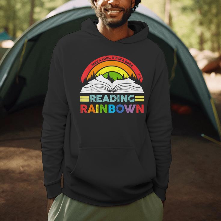 Take A Look It's In A Book Reading Retro Rainbow Vintage Men Hoodie Take A Look It's In A Book Reading Retro Rainbow Vintage Men Hoodie
