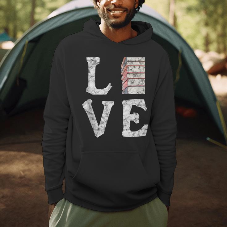 Love Books Book Stack Nerd Literary Readers Distressed Men Hoodie Love Books Book Stack Nerd Literary Readers Distressed Men Hoodie