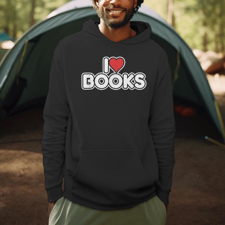 I Love Books Men Hoodie I Love Books Men Hoodie