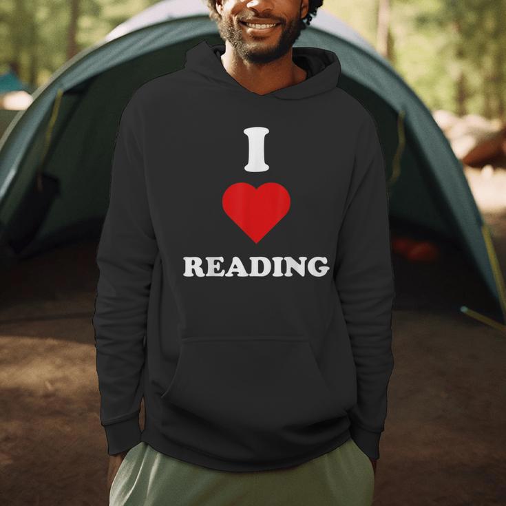 I Love Reading Books Reading Men Hoodie