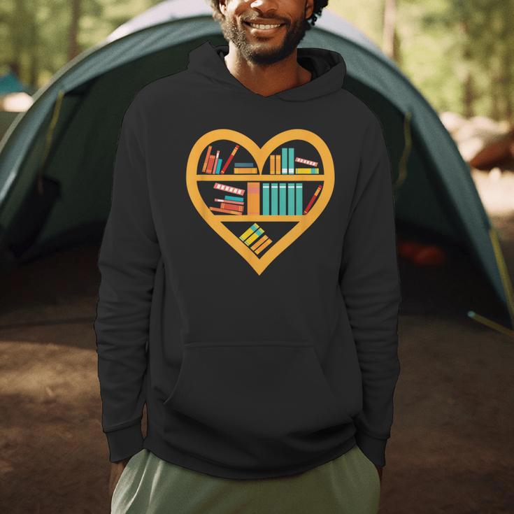 I Love Reading Heart Love Books Reading Club Men Hoodie