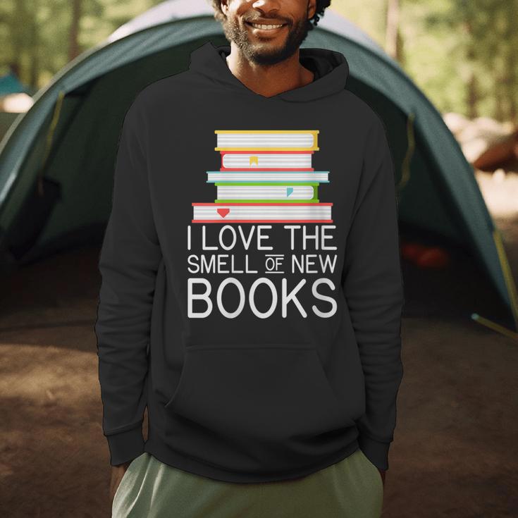 I Love The Smell Of New Books Book Lover Men Hoodie