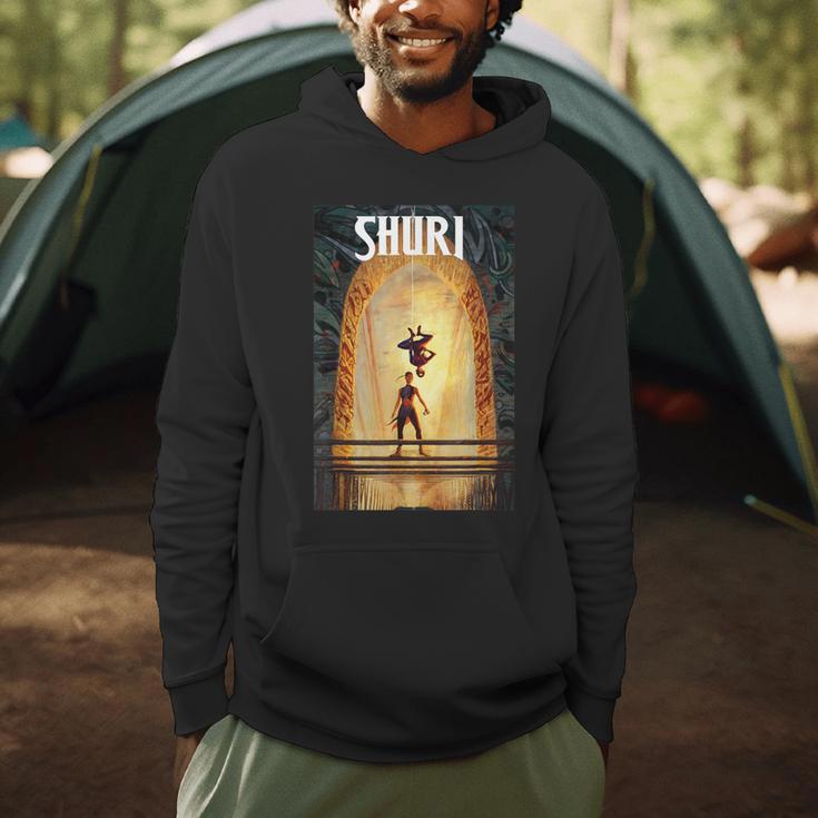 Marvel Comixology Shuri And Spider-Man Comic Book Cover Men Hoodie