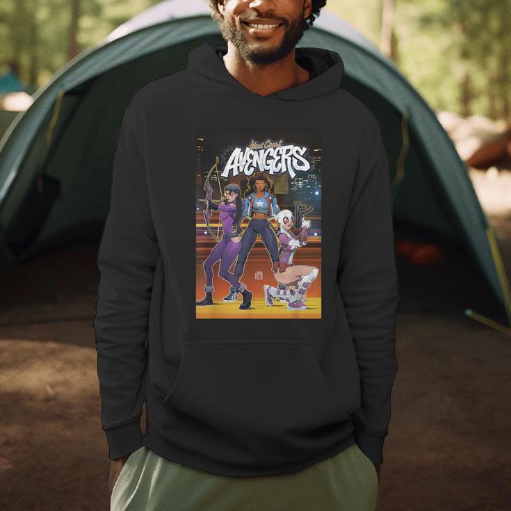 Marvel Comixology West Coast Avengers 8 Comic Book Cover Men Hoodie