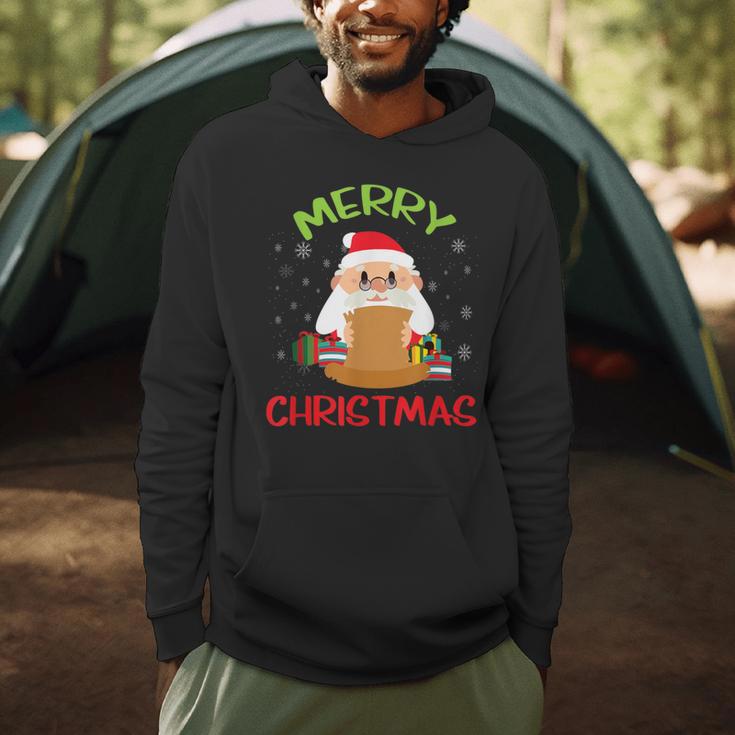 Merry Christmas Book Reading Santa Claus Xmas Book Reader Men Hoodie Merry Christmas Book Reading Santa Claus Xmas Book Reader Men Hoodie