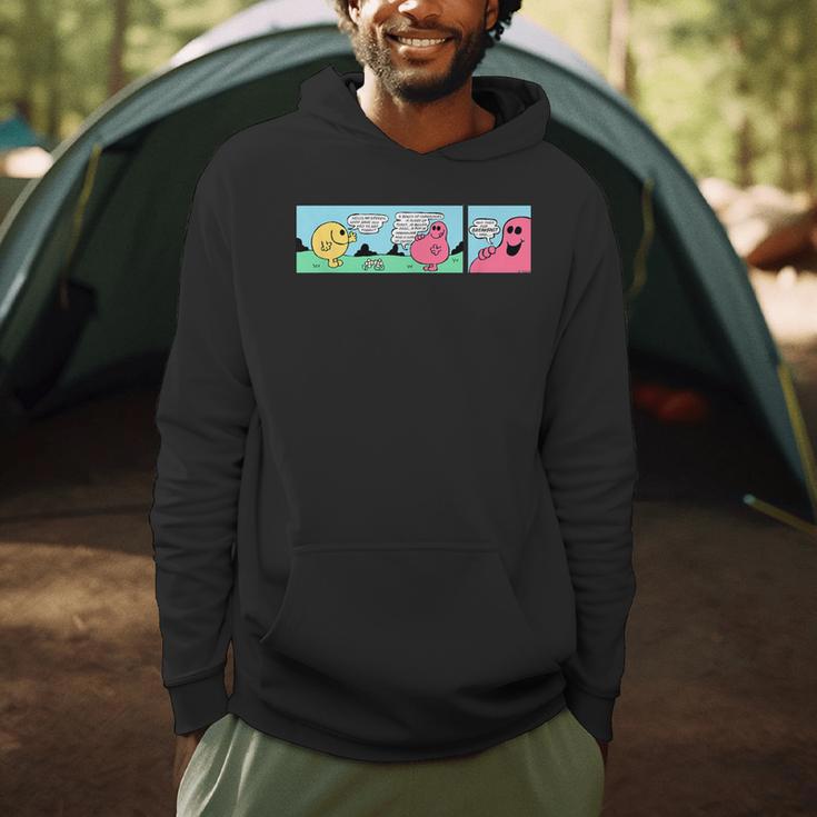 Mr Men Mr Greedy Retro Comic Book Colourful Men Hoodie