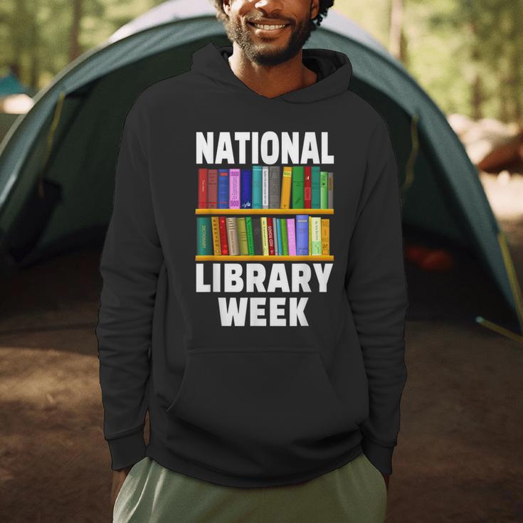 National Library Week 2021 Book Lover Reader Librarian Men Hoodie