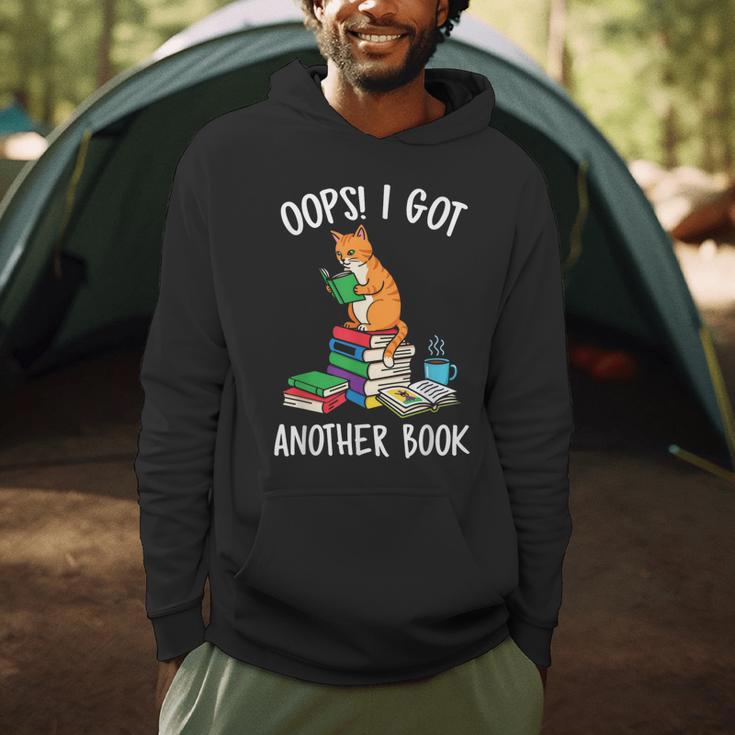 Oops I Got Another Book Cat Reader Men Hoodie Oops I Got Another Book Cat Reader Men Hoodie