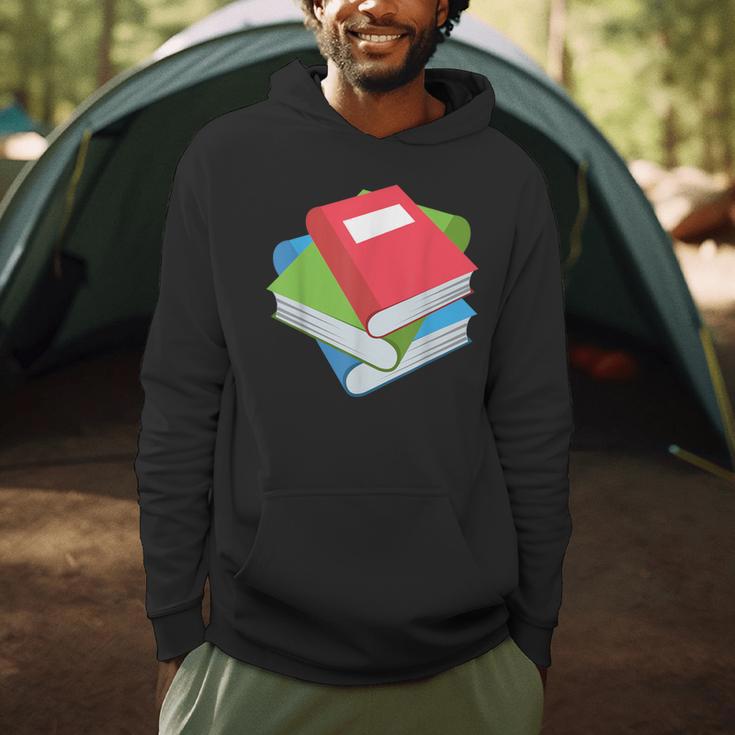 Pile Of Books Stack Of Books Costume Men Hoodie