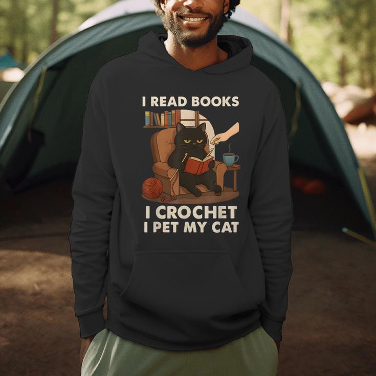 Read Books Crochet & Pet Lazy Cat Coffee Men Hoodie Read Books Crochet & Pet Lazy Cat Coffee Men Hoodie