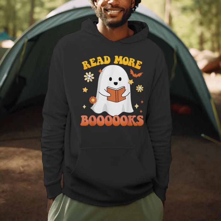 Read More Books With Ghost For Halloween Teacher Costume Men Hoodie Read More Books With Ghost For Halloween Teacher Costume Men Hoodie
