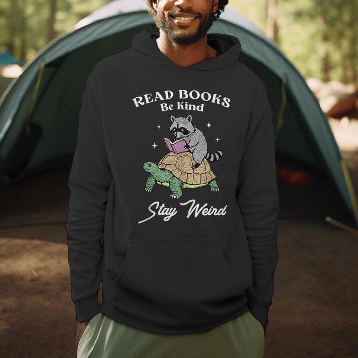 Read Books Be Kind Stay Weird Men Hoodie