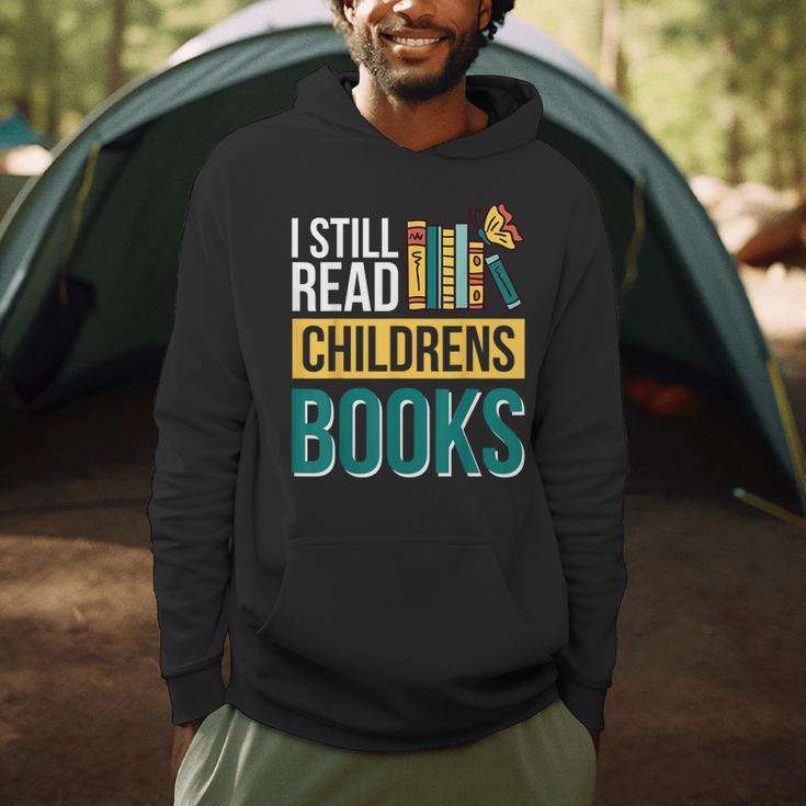 I Still Read Childrens Books Bibliophile Reader Men Hoodie