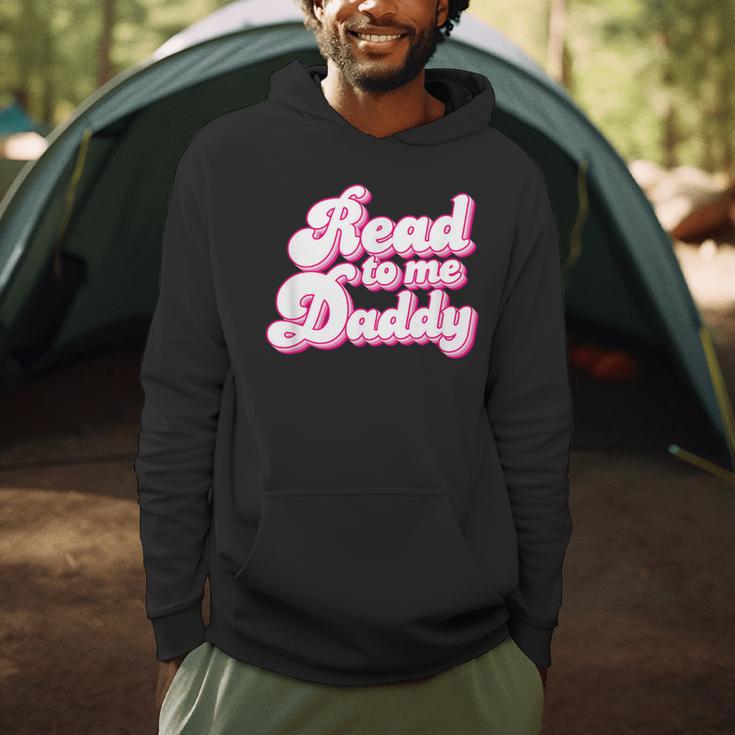 Read To Me Daddy Cute Book Lover Men Hoodie
