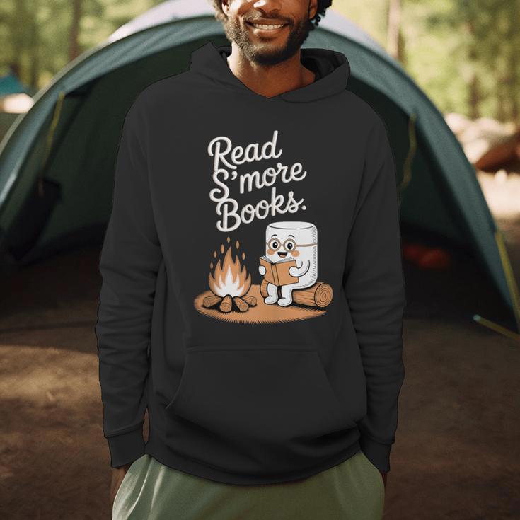 Read S'More Books Camping Outdoors Reading Campfire Smores Men Hoodie Read S'More Books Camping Outdoors Reading Campfire Smores Men Hoodie