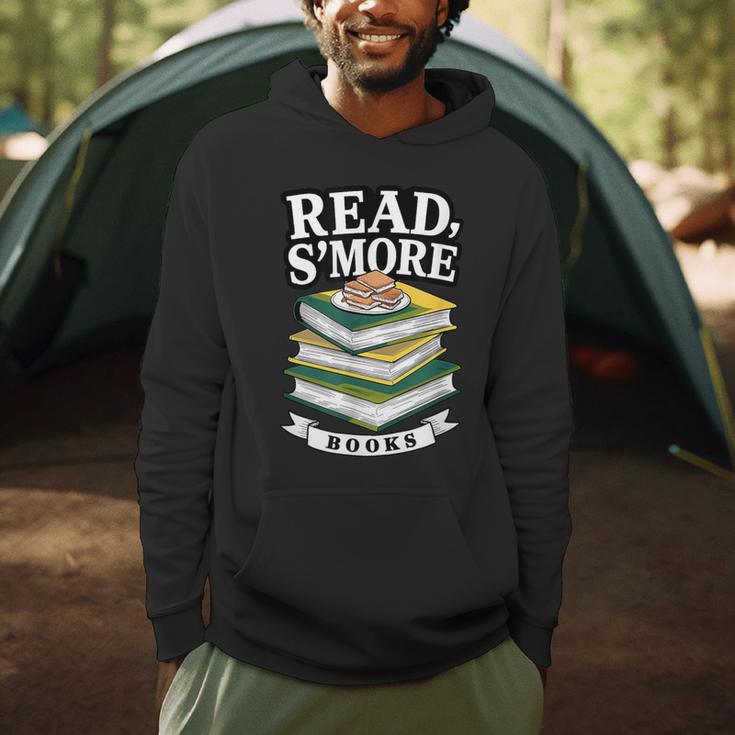 Read S'More Books Marshmallow Reading Smores Men Hoodie