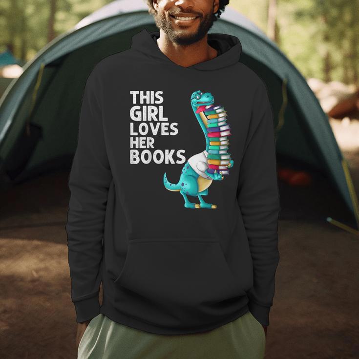 Reading Books For Girl Kids Bookworm Story Reader Men Hoodie