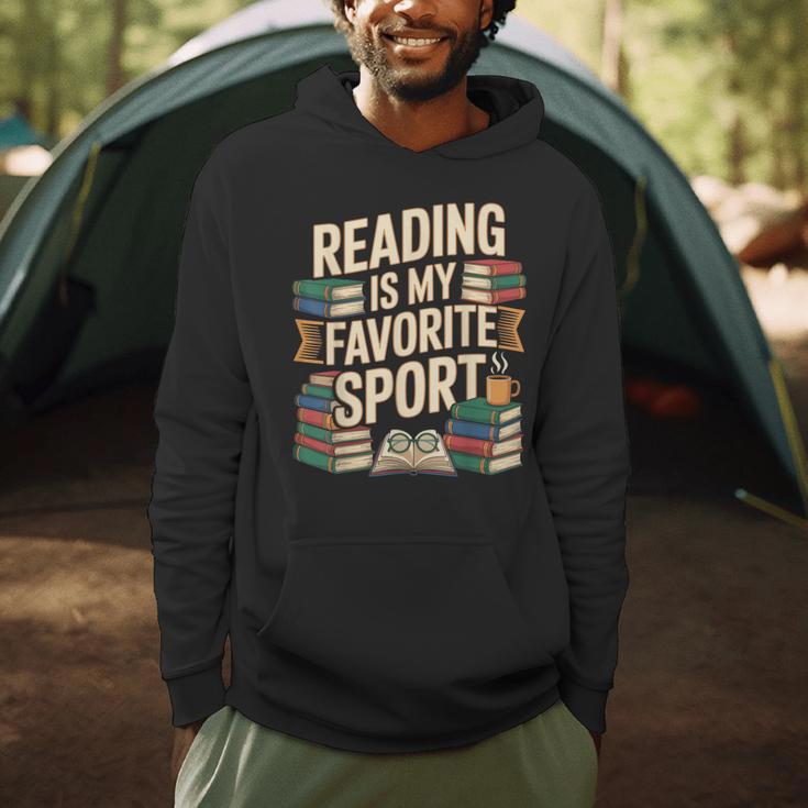 Reading Is My Favorite Sport Book Lover Reader Men Hoodie