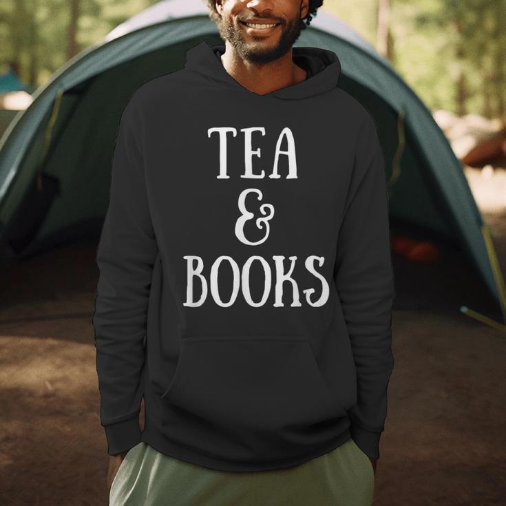 Reading Quote Tea & Books Reader Librarian Tea Drinker Men Hoodie