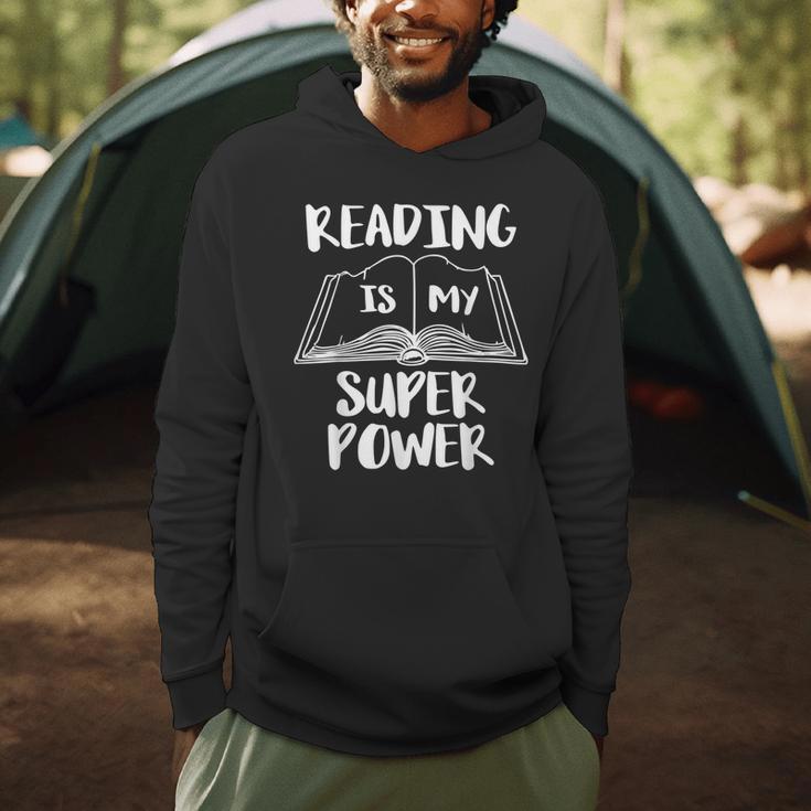 Reading Is My Super Power Books Reading Men Hoodie