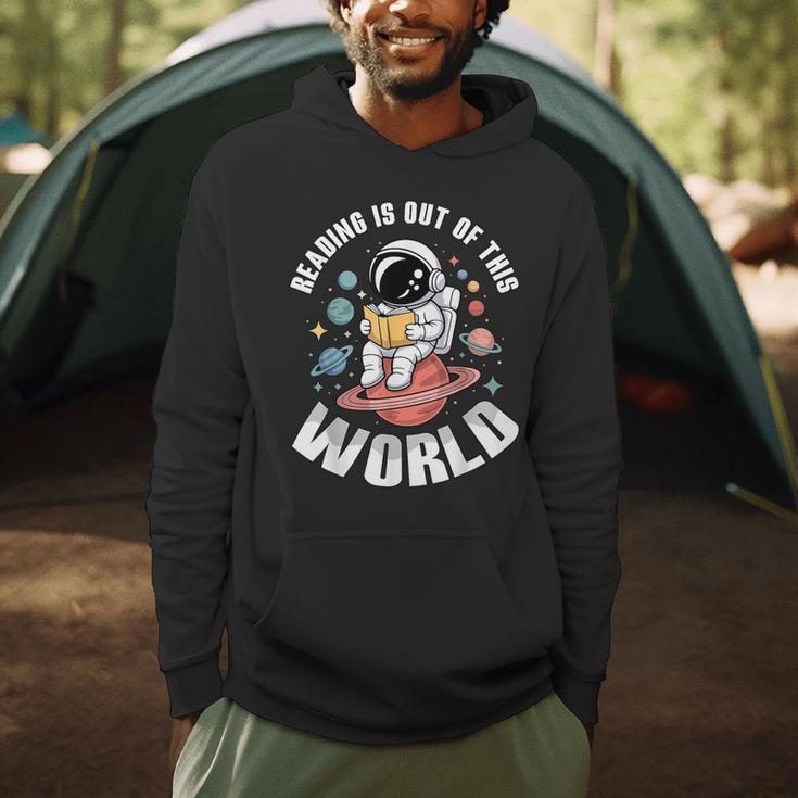 Reading Is Out Of This World Library Week World Book Day Men Hoodie