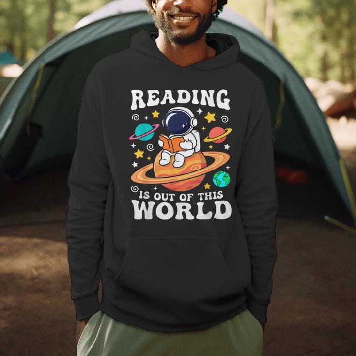 Reading Is Out Of This World Space Books Lover Kids Men Hoodie Reading Is Out Of This World Space Books Lover Kids Men Hoodie