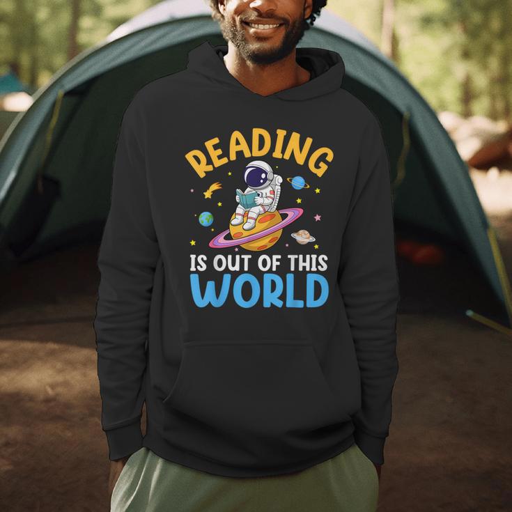 Reading Is Out Of This World Space Read Books Lover Men Hoodie