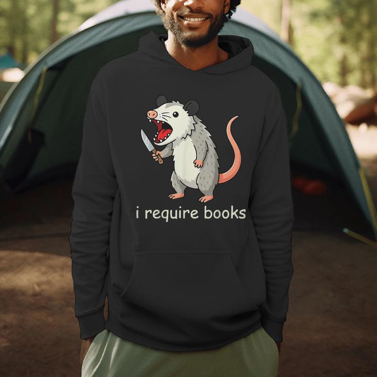 I Require Books Men Hoodie I Require Books Men Hoodie