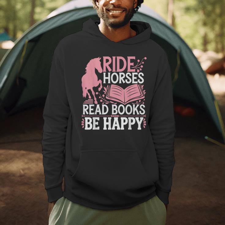 Ride Horses Read Books Be Happy Men Hoodie