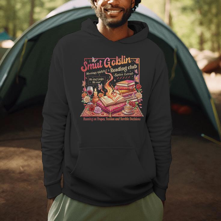 Smut Goblin Dark Romance Book Lover Vintage Men Hoodie