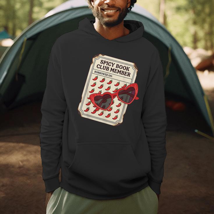 Spicy Book Club Member Romance Fantasy Reader Bookish Men Hoodie