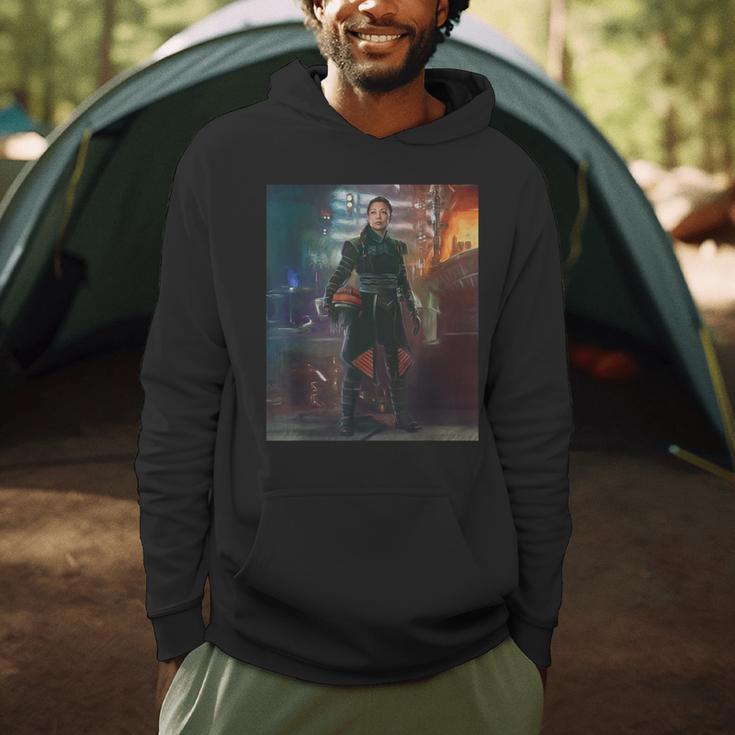 Star Wars The Book Of Boba Fett Fennec Shand Portrait Men Hoodie Star Wars The Book Of Boba Fett Fennec Shand Portrait Men Hoodie
