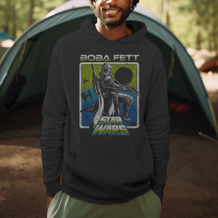 Star Wars The Book Of Boba Fett Galaxy Gradient Portrait Men Hoodie