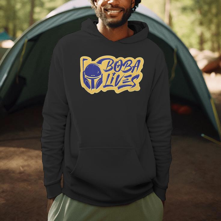 Star Wars The Book Of Boba Fett Boba Lives Logo Men Hoodie Star Wars The Book Of Boba Fett Boba Lives Logo Men Hoodie