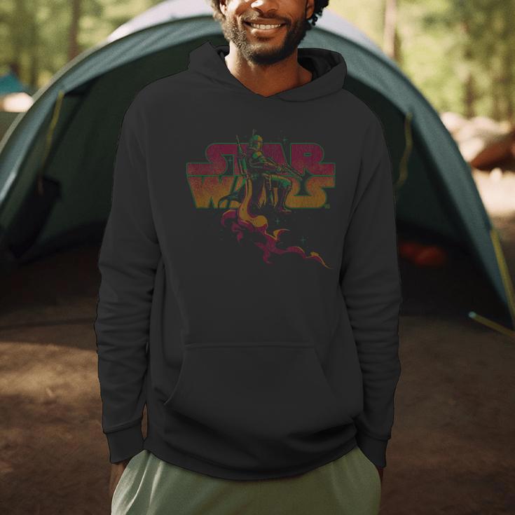 Star Wars The Book Of Boba Fett Vintage Poster V-4 Men Hoodie