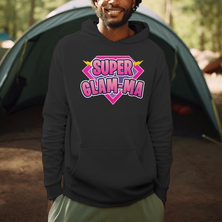 Super Glam-Ma Superhero Grandmother Comic Book Men Hoodie