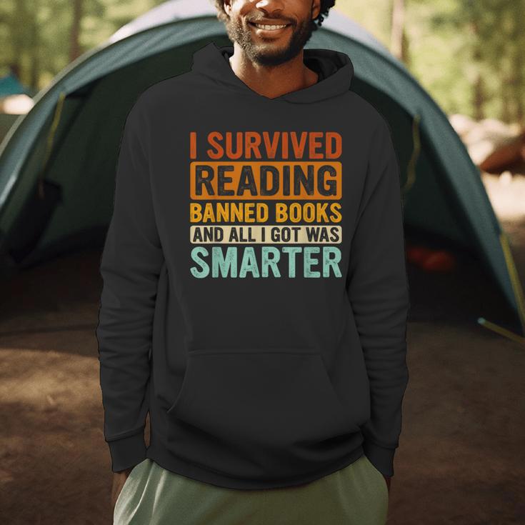 I Survived Reading Banned Books Bookaholic Book Lovers Men Hoodie I Survived Reading Banned Books Bookaholic Book Lovers Men Hoodie