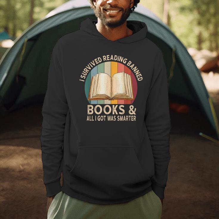 I Survived Reading Banned Books And All I Got Was Smarter Men Hoodie