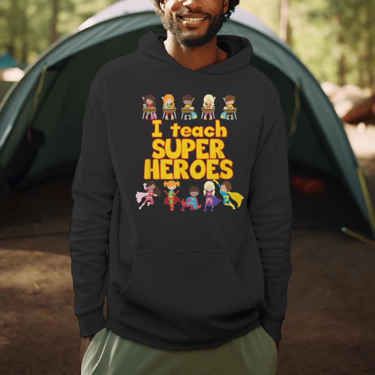 I Teach Super Heroes Comic Book Hero Teacher Men Hoodie I Teach Super Heroes Comic Book Hero Teacher Men Hoodie