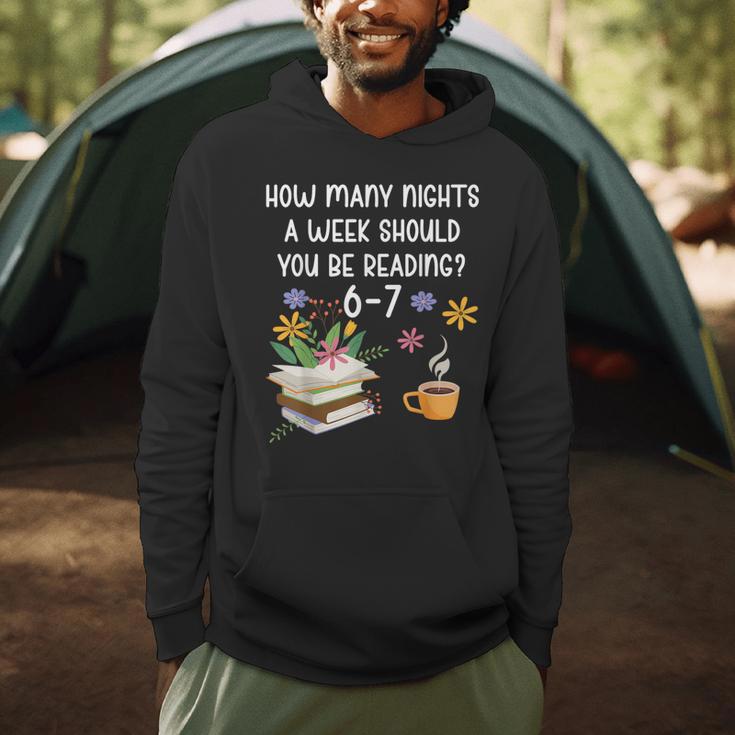 Teacher 67 Six Seven Meme Reading 6-7 Book Lover Men Hoodie