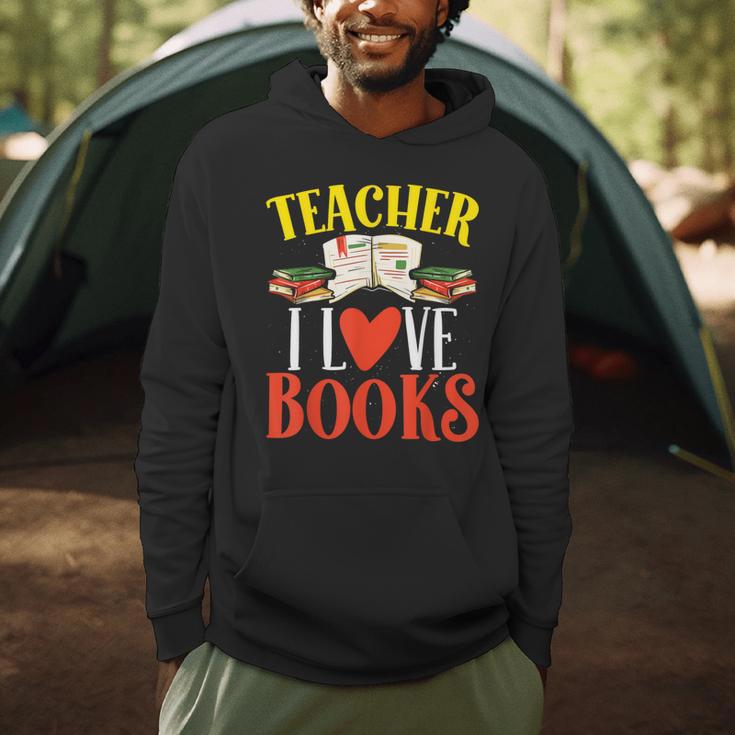Teacher Survival Kit Items i Love Books Teaching For Men Women Men Hoodie
