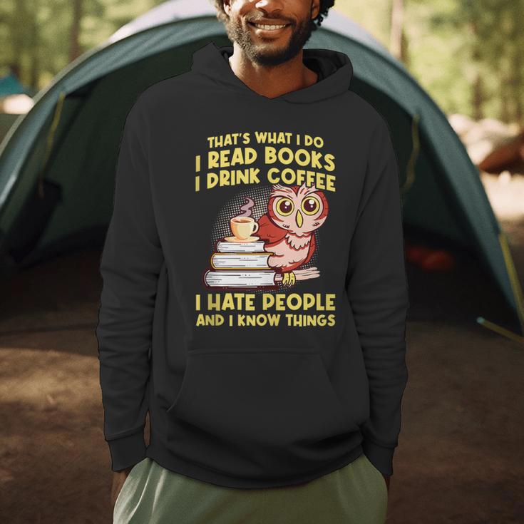 Thats What I Do I Read Books I Drink Coffee Lovers Men Hoodie