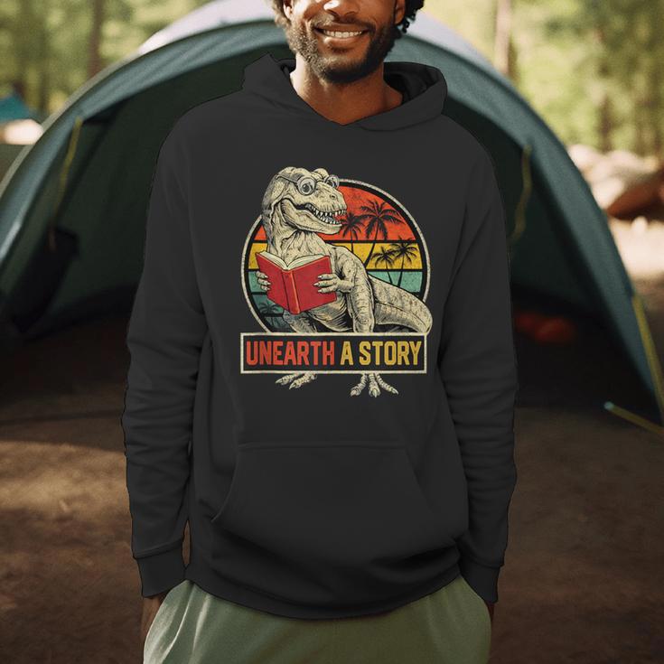 Unearth a Story Dinosaur Reading Book DinoRex Summer 2026 Men Hoodie